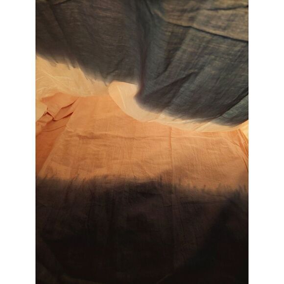 NWT St Roche Dream Maxi Halter Dress Pink Black Cotton/Silk Hand Dyed Sz 2 $485 - Picture 12 of 13